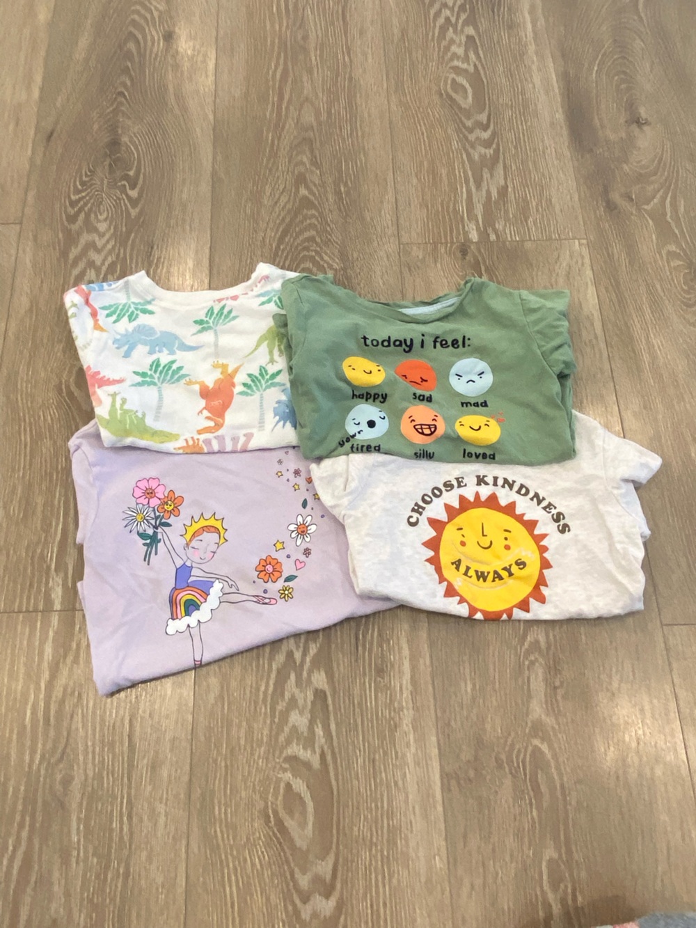 Girls Graphic Tee Bundle - 4 shirts!